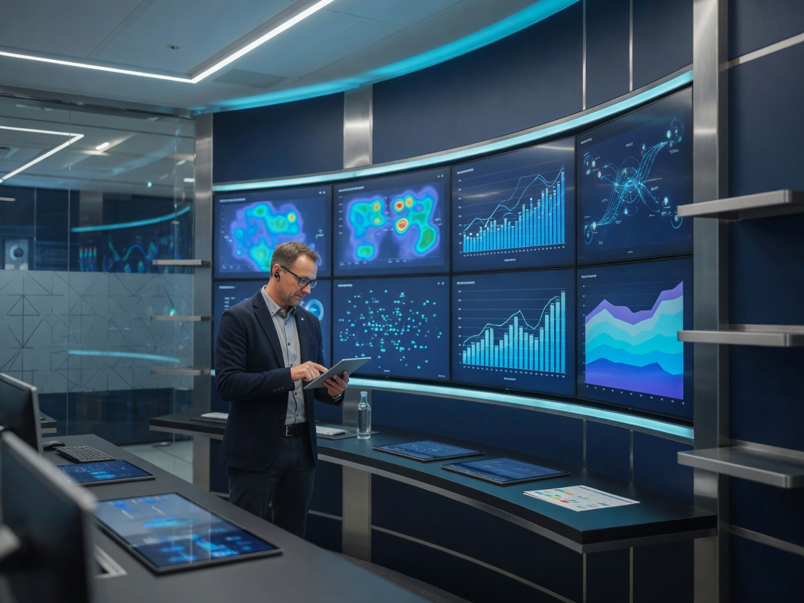 Centro de operaciones con analítica de inventarios y variancias en tiempo real